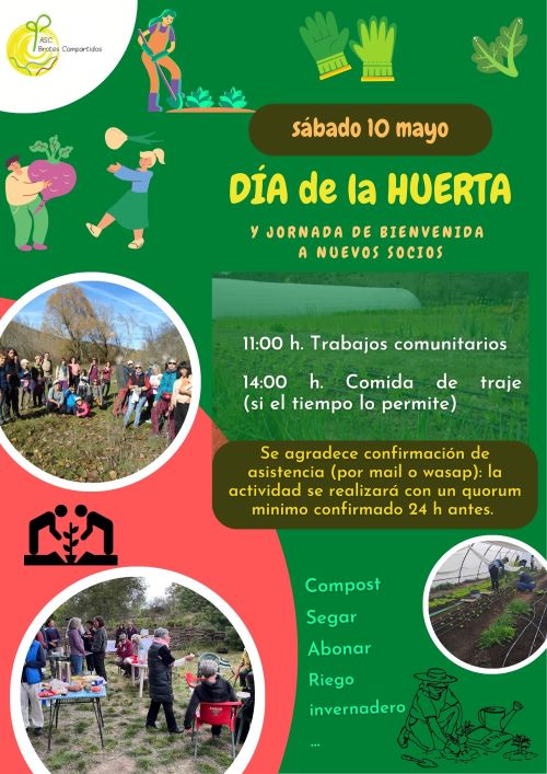 Cartel día huerta mayo 2025